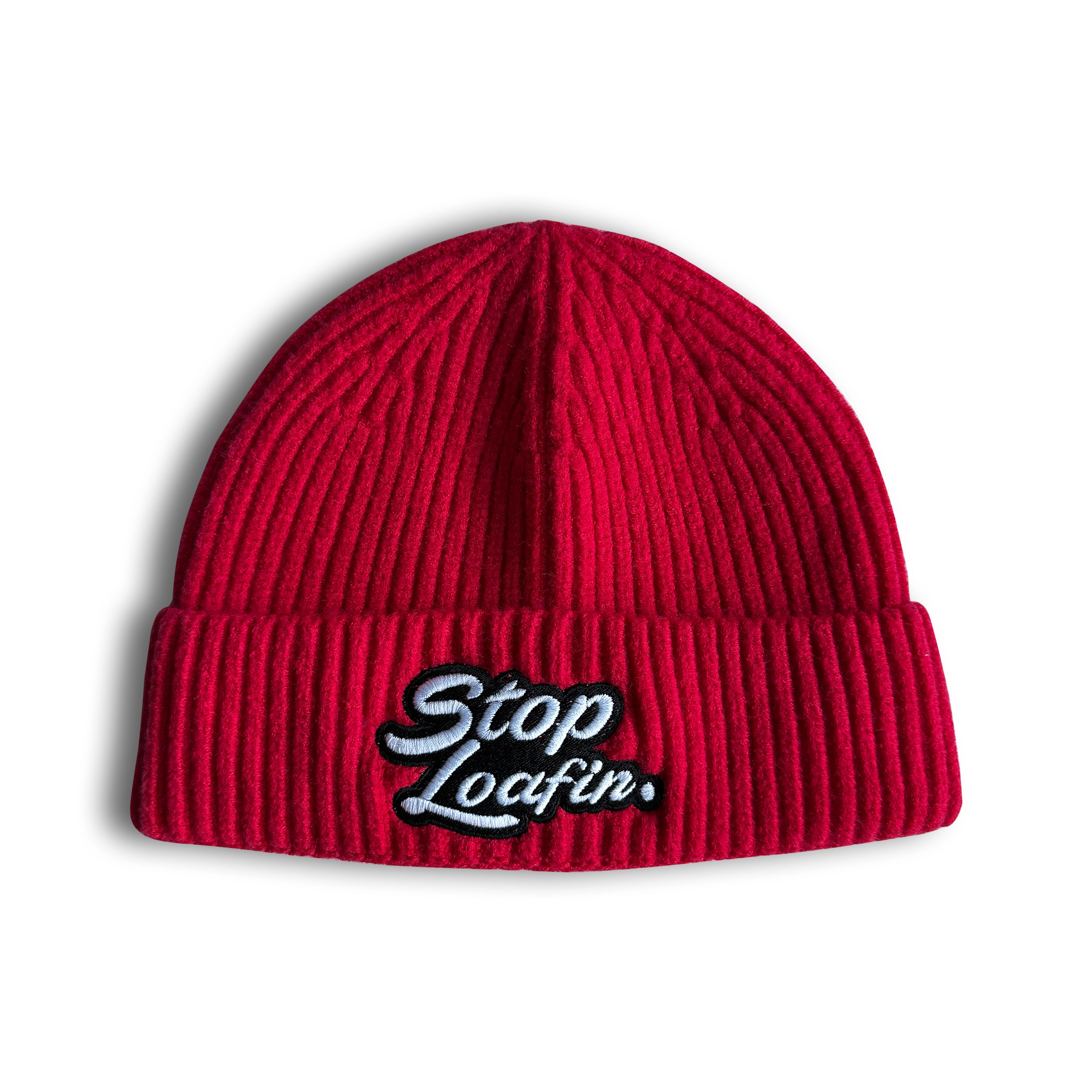 Stop Loafin Fisherman Ribbed Beanie