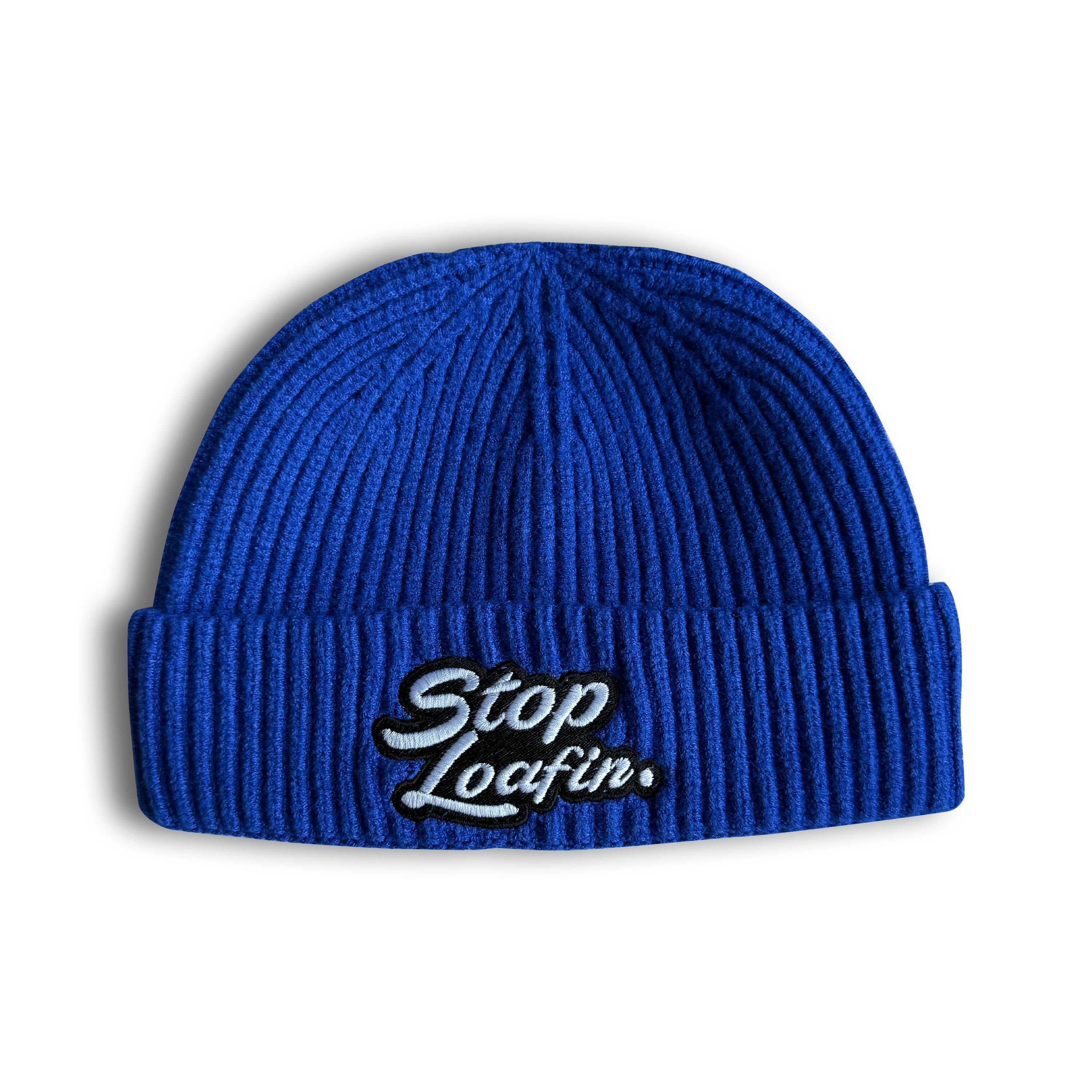 Stop Loafin Fisherman Ribbed Beanie