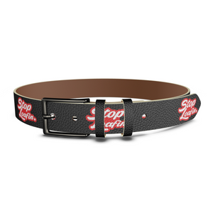 Stop Loafin Leather Belt