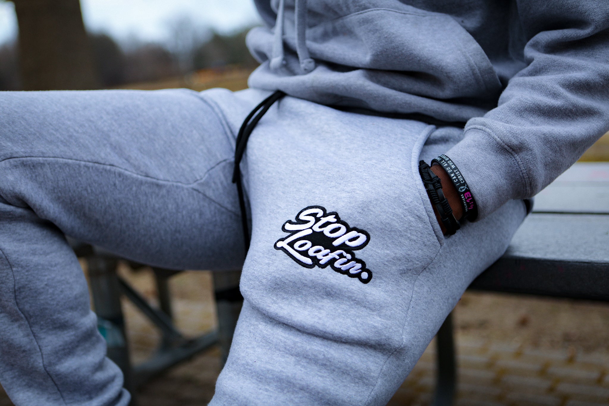 Stop Loafin Joggers Grey