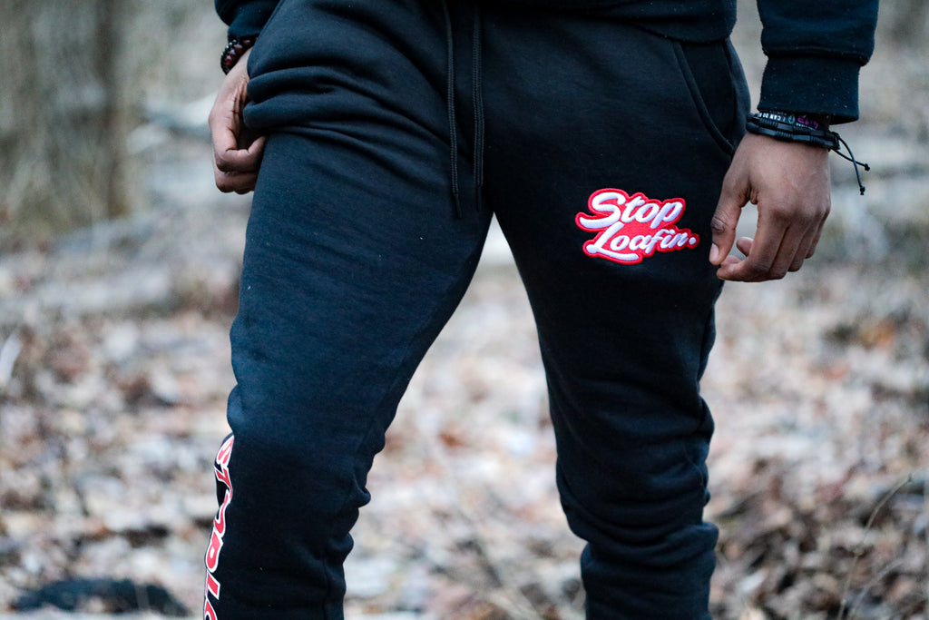 Stop Loafin Joggers Black