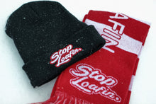 Load image into Gallery viewer, Stop Loafin Soccer Scarf &quot;DO NOW. HUSTLE AND STOP LOAFIN&quot;
