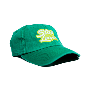 Stop Loafin Logo Lemon Lime Vintage Dad Hat