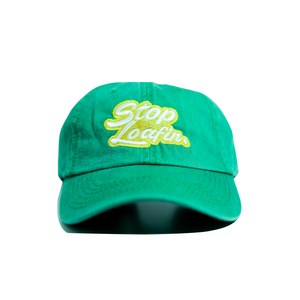 Stop Loafin Logo Lemon Lime Vintage Dad Hat