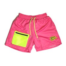 Load image into Gallery viewer, SL Pink Racer Highlighter Pocket Shorts

