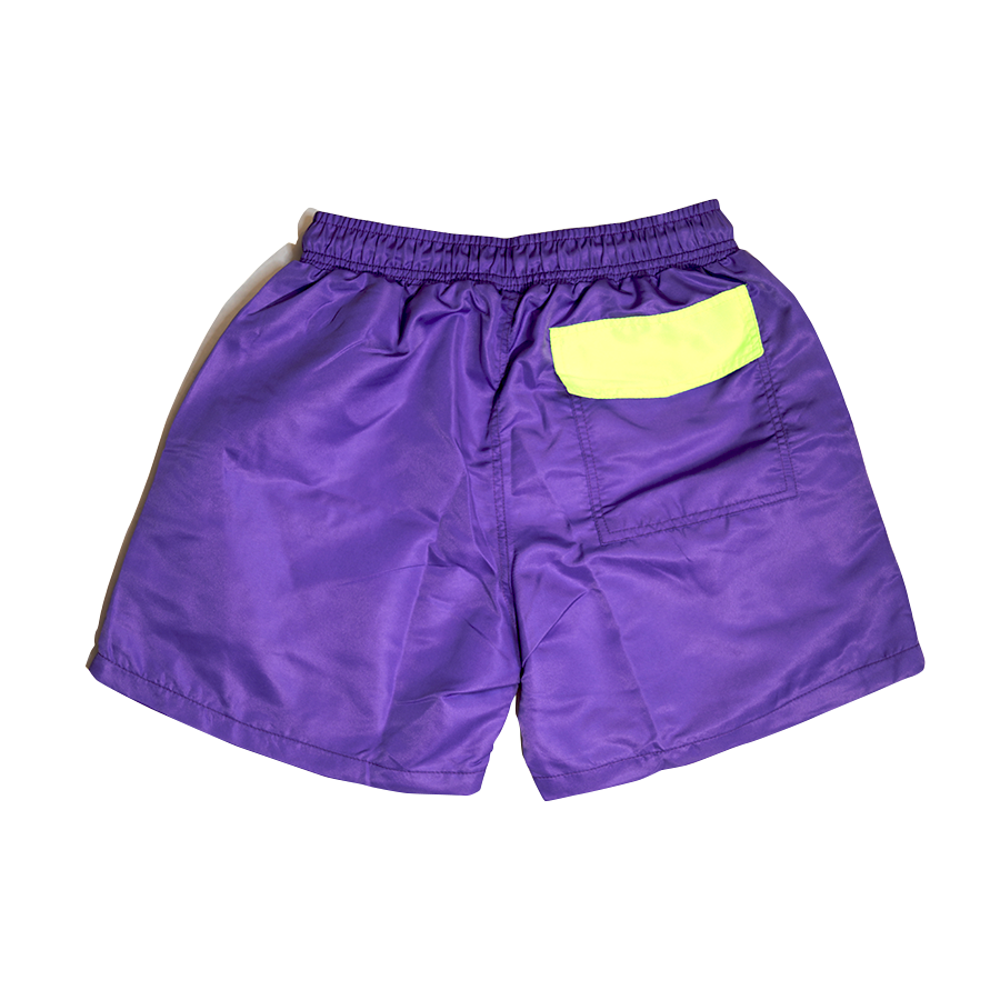 Stop Loafin Purple Racer Highlighter Pocket Shorts
