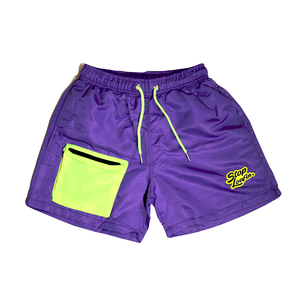 SL Purple Racer Highlighter Pocket Shorts
