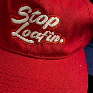 Red SL Classic logo dad hat