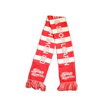Load image into Gallery viewer, Stop Loafin Soccer Scarf &quot;DO NOW. HUSTLE AND STOP LOAFIN&quot;
